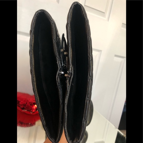 Arturo Chiang Black Quilted Fusco Boots /Size 9.5 - Picture 6 of 11